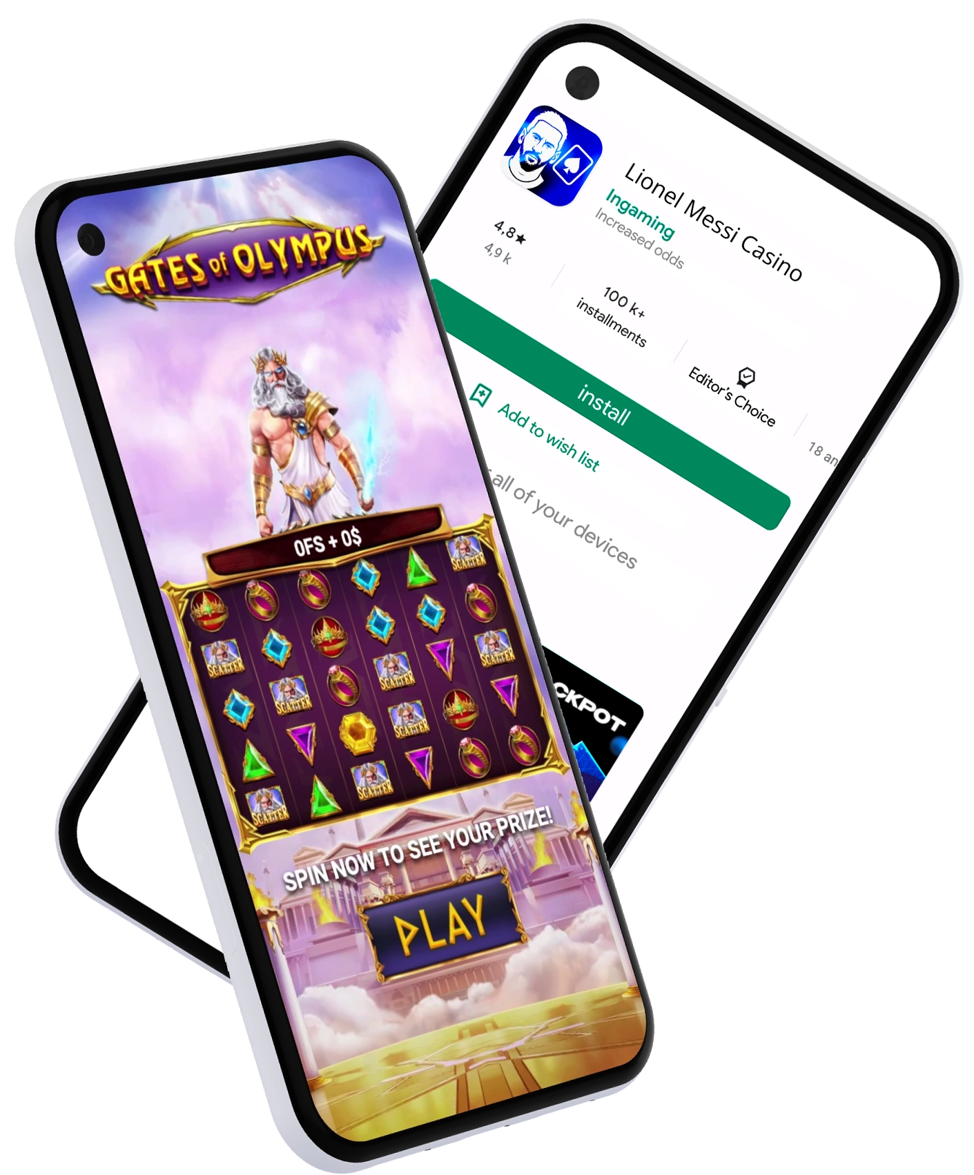 Messi Casino Mobile App for iOS or Android